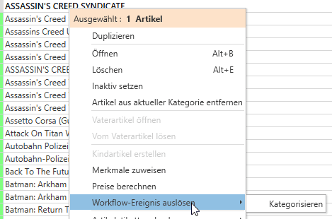JTL Workflow manuell starten